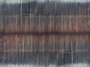 HO Scale Scenery - 56665 - 3D Cardboard Sheet “Timber Wall” - Picture 1 of 5