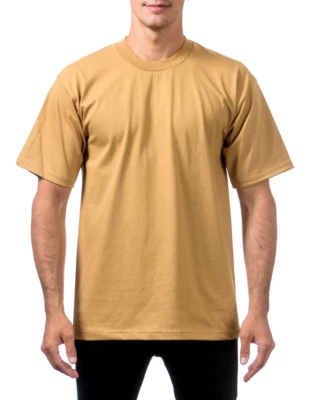 Mens Heavyweight T Shirts Plain Short Sleeve Tee Cotton BIG TALL 4XL to 10XL - Image 1 of 4