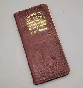 Antique 1902 German Self Taught Vest Pocket Book Thimm w/ Previous Owners Notes - Picture 1 of 9