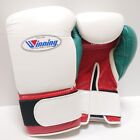 Winning Boxing Gloves Professional Type 12 oz White Green Red Rubber From JAPAN