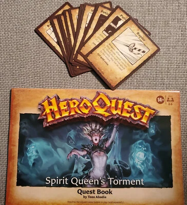 Libro de misiones y cartas Heroquest Spirit Queen's Torment Foto 1 de 2