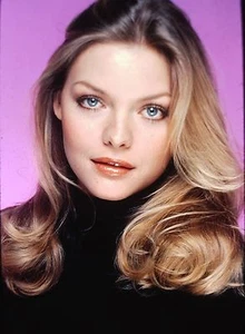MICHELLE PFEIFFER - Actriz de EE. UU. - Diapositiva de COLOR original de 35 mm - 1980 - Imagen 1 de 2