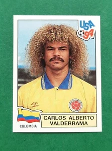 🔥RARE LEGEND CARLOS VALDERRAMA COLOMBIA #62 TOP PANINI WC USA 94 TOP - Picture 1 of 4