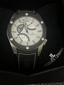 Jacques Lemans Watch 1-1739B with Original Box & Warranty - Picture 1 of 5