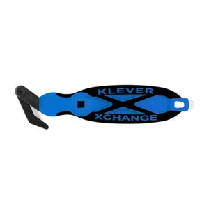 KLEVER KCJ-XC-30B Safety Cutter,6-3/4 in.,Black/Blue 25D164 - Picture 1 of 2