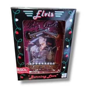 Adorno de amor ardiente musical holográfico de Elvis Presley saludos americanos - Imagen 1 de 4
