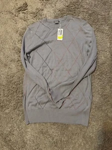Maglione Uomo Antigua Golf, Nuovo con etichette, Grigio, M - Foto 1 di 1