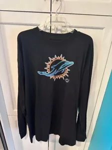 Neu Herren Big & Tall Majestic Athletic Miami Dolphins NFL Football Oberteil 3 XLT - Bild 1 von 3