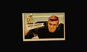 NICE VG/EX COND. 1952 BOWMAN SMALL #38 KEEVER JANKOVICH FOOTBALL CARD - Picture 1 of 2