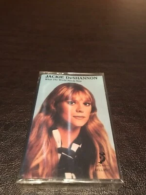 FACTORY SEALED CASSETTE TAPE JACKIE DeSHANNON WHAT THE WORLD NEEDS NOW - Image 1 of 2