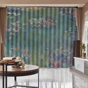 Flores en el jardín 3D bloqueo foto impresión cortina tela cortinas ventana - Imagen 1 de 10