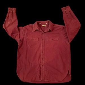 VINTAGE LL BEAN CHAMOIS CLOTH SHIRT MENS SIZE 18 XXL 2XL COTTON EXCELLENT - Picture 1 of 6