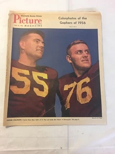 Minneapolis Sunday Tribune Picture Magazine September 23 1956 MN Gophers If 1956 - Picture 1 of 4