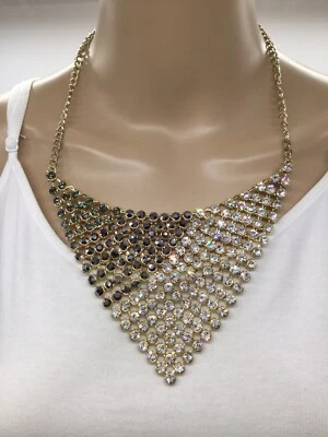 Precioso collar de la Casa Blanca mercado negro/dorado nuevo con etiquetas Foto 1 de 3