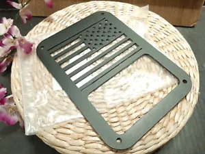 Single USA FLAG TAIL LIGHT COVER FOR JEEP WRANGLER JK New - Picture 1 of 2