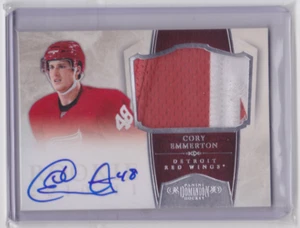 2010-11 PANINI DOMINION ROOKIE PATCH AUTO 24/99 CORY EMMERTON #234 RED WINGS - Bild 1 von 2