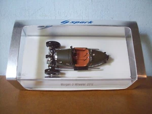 1/43 SPARK S3147 MORGAN 3 WHEELER 2102 MOG IN CAMOUFLAGE GREEN - Bild 1 von 6