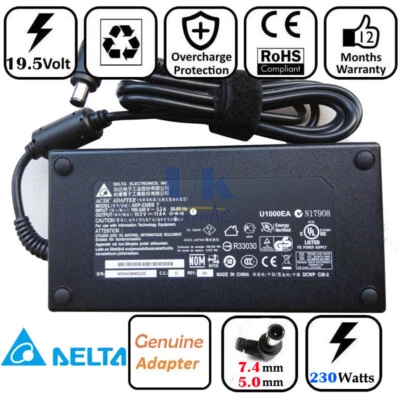 Genuine 230W AC Adapter Charger For MSI GP75 Leopard 10SFK-219 10SFK-026 11.8A - Image 1 of 4