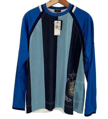 Camisa Nautica Competition Para Hombres Manga Larga Azul Poliéster RN67835 Mediana Nueva con Etiquetas Foto 1 de 4