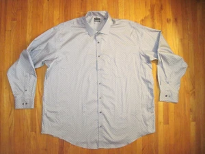 Camisa de Vestir Van Heusen Ultra Sin Arrugas Calce Grande Elastizada Gris 19-36/37 3XL Nueva - Imagen 1 de 10