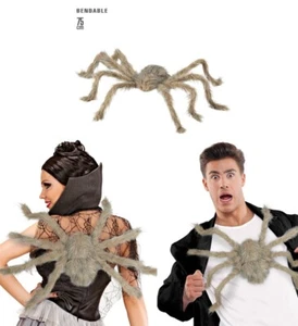 HALLOWEEN PARTY DEKO HAARIGE SPINNE BIEGBAR 75 CM NEU OVP - Bild 1 von 1