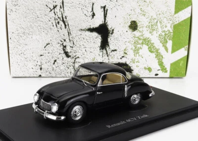 Renault 4CV Zink noire de 1953 au 1/43 de AutoCult ATC03025 - Photo 1/4