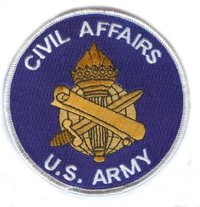 Parche de asuntos civiles del ejército de los Estados Unidos con licencia oficial - Imagen 1 de 2