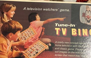 Tune-In TV Bingo Board Game, Selchow & Righter 1970 Complete Game Tune In Bingo - Picture 1 of 4
