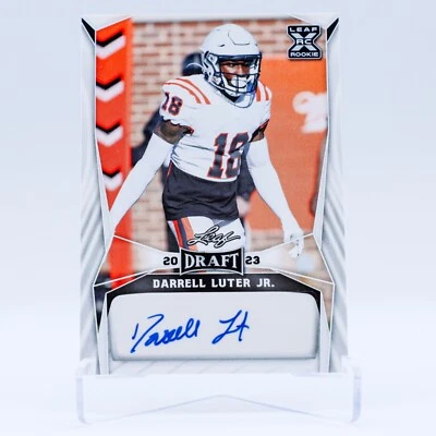 2023 Leaf Draft Auto Darrell Luter Jr. Auto #BA-DLJ - Image 1 of 2