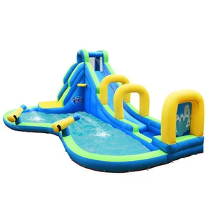 Kids Inflatable Water Park Bounce House without Blower - Picture 1 of 10