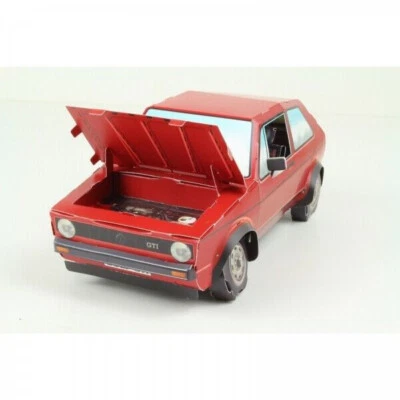 VW Golf 1 GTI Kartonbausatz Bausatz Modellbau Maßstab 1:18 Franzis Maquette 1/18 - Photo 1/4