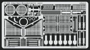 Armadura eduard 35399 1/35 - King Tiger Henschel para Tamiya - Imagen 1 de 2