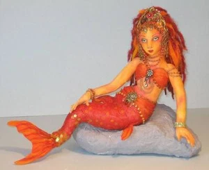 "Minerva, The Princess Mermaid" Cloth Doll Pattern By Arley Berryhill - Picture 1 of 4
