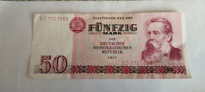 50 Mark DDR Banknote Geldschein1971 der Staatsbank der DDR - Bild 1 von 2