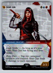 Shao Jun Foil Showcase #151 Assassin's Creed Magic the Gathering MTG - Picture 1 of 1