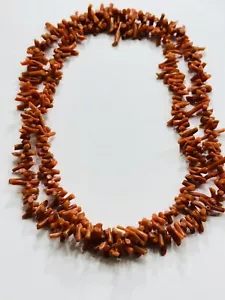Antiguo collar de cuentas/ramas de coral - 35,90 gramos - Imagen 1 de 9