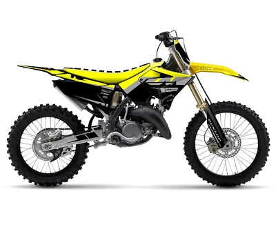 Gráficos Polisport Restyle Suzuki RM125 RM250 2001 2002 2003 Calcomanías Pegatinas Kit Foto 1 de 4