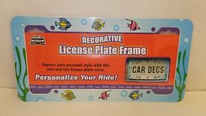 Decorative License Plate Frame, Fish Design (LP00654)