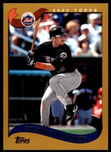 2002 Topps Baseball Card Edgardo Alfonzo B Baseball Cards #258