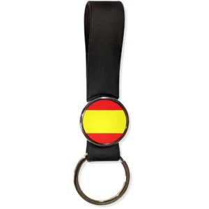 Spain Flag Silicone Loop Key Ring (35mm x 120mm) - Picture 1 of 8