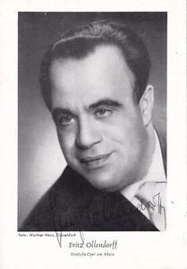 Fritz Ollendorff - Opera - cartolina - originale firmata - Foto 1 di 1