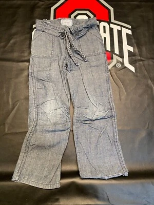 Pantalones de mezclilla azul marino antiguos para niñas talla 5T Foto 1 de 4