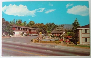 MONTEREY CALIFORNIA POSTCARD IRELANDS PARK CREST MOTEL - Bild 1 von 2