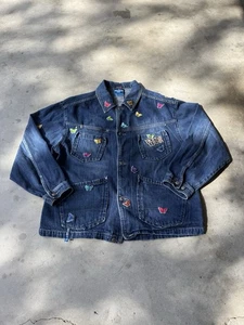 Rocawear Headquarters 99 Jeansjacke Y2K Größe L Schmetterling. - Bild 1 von 8