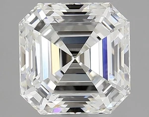 Asscher 2.50ct G VVS2 CVD IGI Certified Loose Lab Grown Diamond - Picture 1 of 3