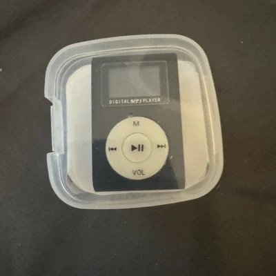 Brand New, Mp3 Digital Music Player Mini Clip, Black, Still In Box - Image 1 of 4