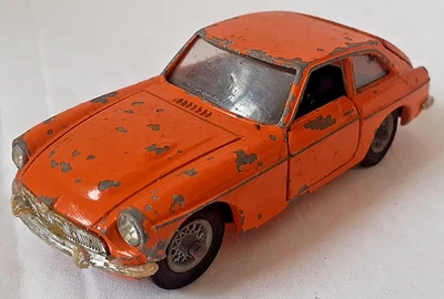 Rare Orange Corgi Toys 345 MGC GT Black Interior Spoked Wheels Corgi Gift Set 41 - Image 1 of 4