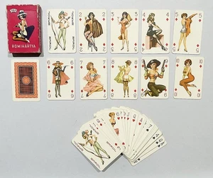 Römikartya Pin up Erotik Hungary playing cards Spielkarten jeu de cartes 1970 - Bild 1 von 1