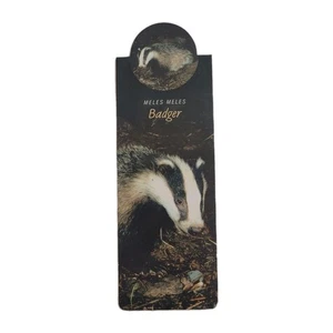 Cardmarks Badger Meles Wild Animals Magnetic Magnet UK Company If #2405, Y2k 00s - Imagen 1 de 16