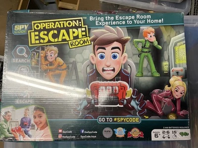 Operation : Escape Room Game Brand New Never Used Xmas fun play toy puzzle kids  - Image 1 of 4